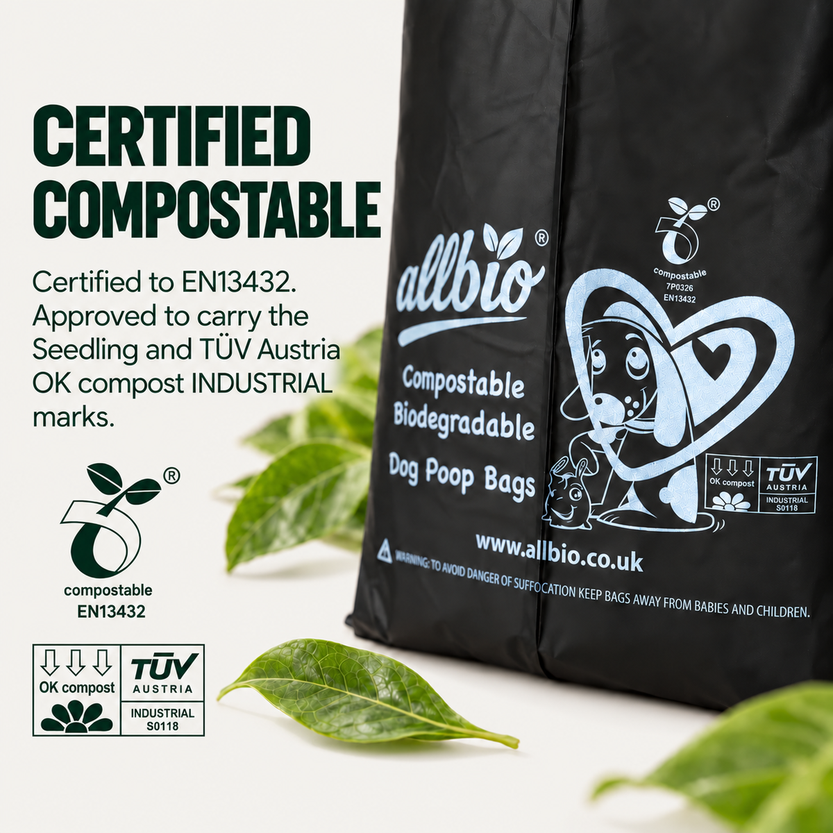 Compostable Dog Poo Bags With Handles