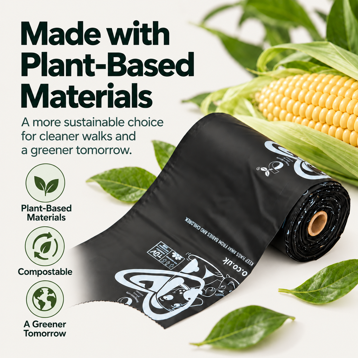 Compostable Dog Poo Bags With Handles