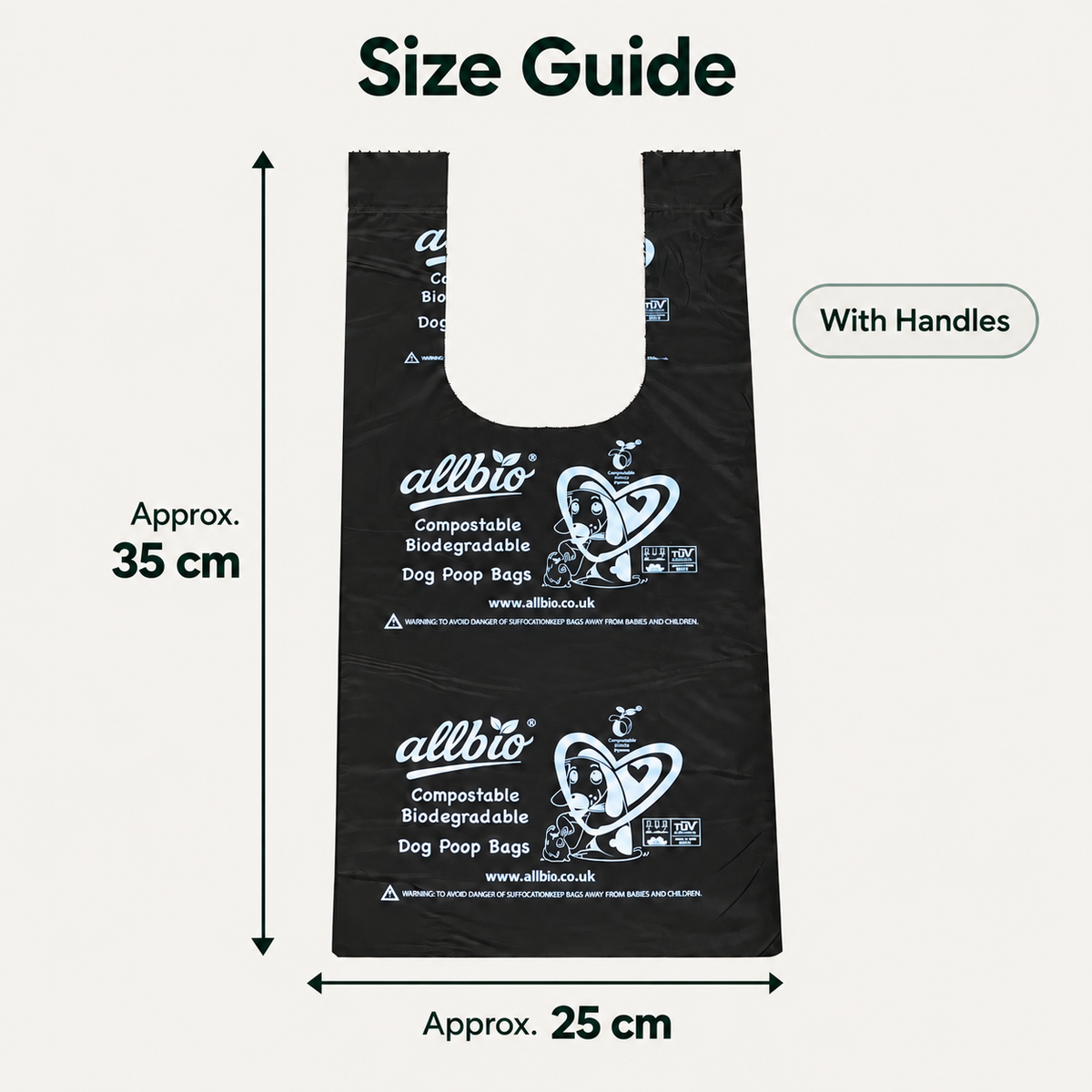 Compostable Dog Poo Bags With Handles